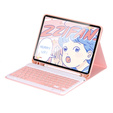 Θήκη + πληκτρολόγιο iPad 9.7 2017 / iPad 9.7 2018 / Air / Air 2, ροζ rose gold