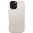 θήκη Spigen για iPhone 16 Pro, Liquid Air, τιτάνιο + μετριασμένο γυαλί 9H