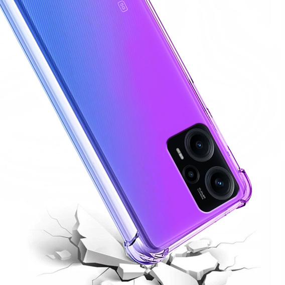 θήκη για το Xiaomi Poco F5, Gradient Dropproof, Μωβ / μπλε