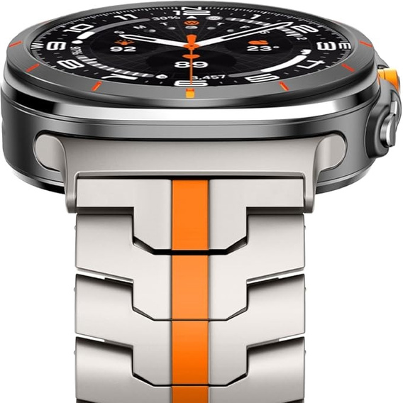 Βραχιόλι για Samsung Galaxy Watch 4/5/6 40/42/43/44/45/46/47mm, černý