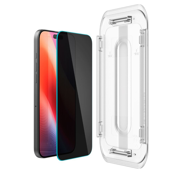 Spigen Privacy Tempered Glass για iPhone 17 Pro Max / 16 Pro Max, Glas.TR Privacy (2 τμχ)