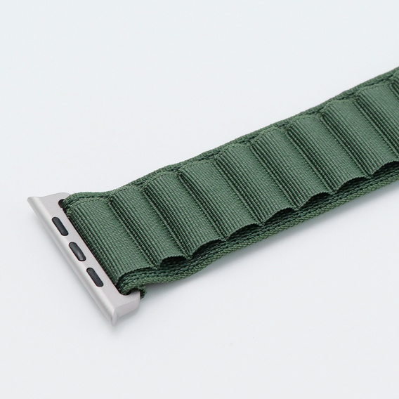 Λουράκι νάιλον για Apple Watch 1/2/3/4/5/6/7/8/SE/ULTRA 42/44/45/49mm, Πράσινο