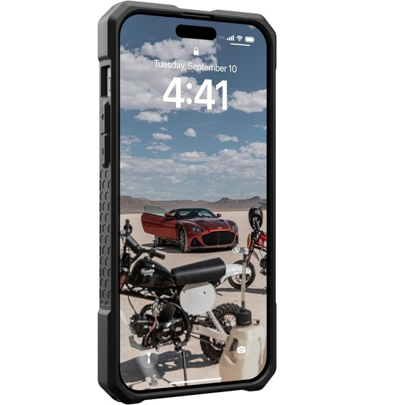 Urban Armor Gear Θήκη για iPhone 15 Plus, Monarch Pro Kevlar MagSafe, μαύρη