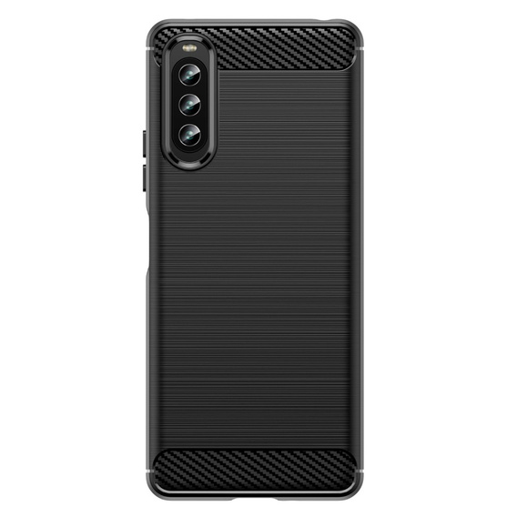 Θήκη για Sony Xperia 10 IV, Carbon, μαύρη