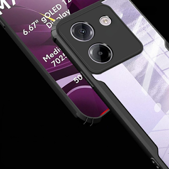 Θήκη για Xiaomi Poco M7 Pro 5G, AntiDrop Hybrid, μαύρη