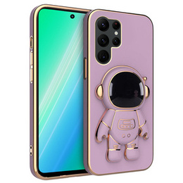 Θήκη για Samsung Galaxy S22 Ultra, Astronaut, μωβ