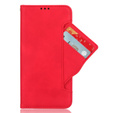 Θήκη με πτερύγιο για T Phone 3 5G, Card Slot, κόκκινη