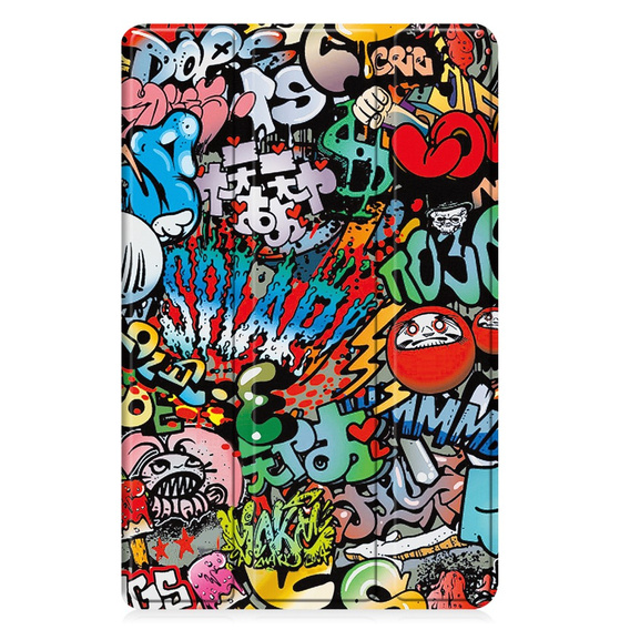 Θήκη για Samsung Galaxy Tab A9, Smartcase, graffiti