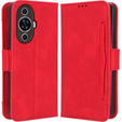 Θήκη με πτερύγιο για Huawei Nova 11 Pro, Card Slot, κόκκινη