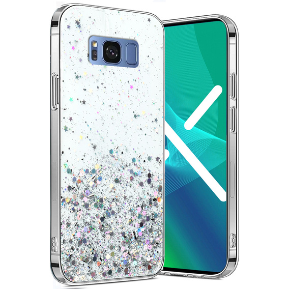 Θήκη για Samsung Galaxy S8+ Plus, Glittery, διαφανής