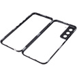 θήκη για το Samsung Galaxy S21, Magnetic Dual Glass, μαύρη