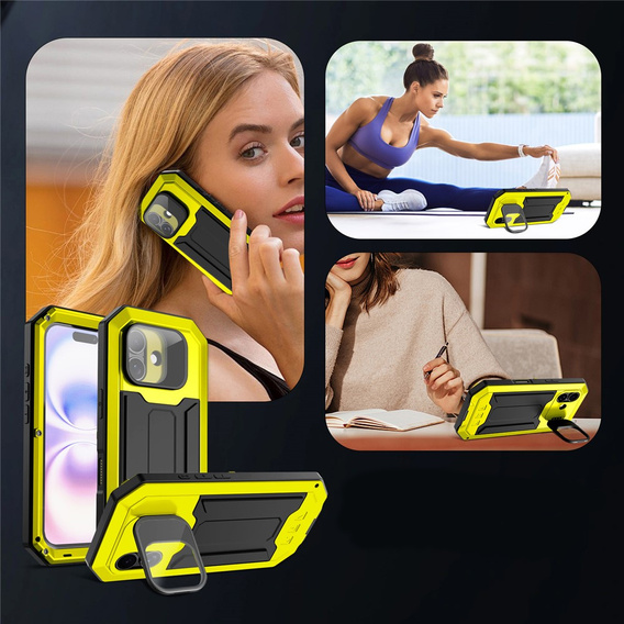 Θήκη R-JUST με προστατευτικό οθόνης και βάση για iPhone 17