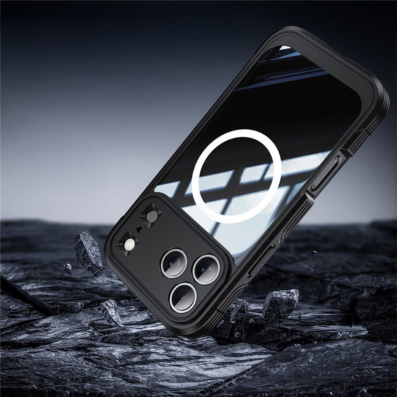 Αδιάβροχη θήκη με γυαλί για MagSafe για iPhone 17 Pro Max