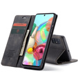 θήκη CASEME για Samsung Galaxy A71, Leather Wallet Case, μαύρη