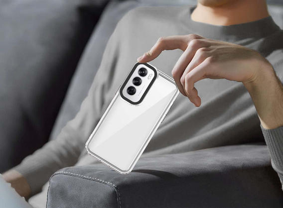 Θήκη για Oppo Reno 12 Pro, Fusion Hybrid, διαφανής