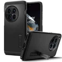 Θήκη Spigen Tough Armor για OnePlus 12 (μαύρο) – ανθεκτική προστασία με ενσωματωμένη βάση