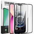 2x Κεραμικό υβριδικό γυαλί ERBORD για iPhone 16E / 14 / 13 / 13 Pro