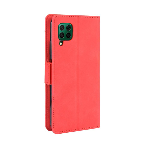 Θήκη με πτερύγιο για Huawei P40 Lite, Card Slot, κόκκινη