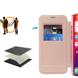 Θήκη με πτερύγιο για iPhone 16 Pro Max, RFID Wallet MagSafe CamShield, ροζ