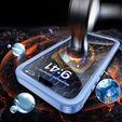 Θήκη για iPhone 16, Shockproof, με γυαλί, για MagSafe, μπλε