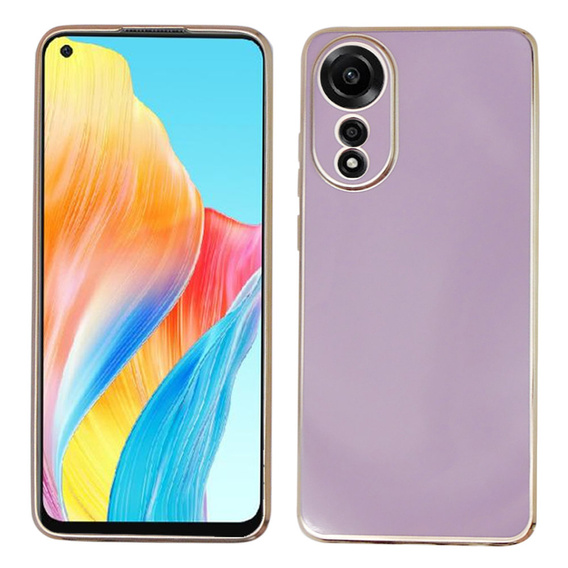 Θήκη για Oppo A78 4G, Glamour CamShield, μωβ