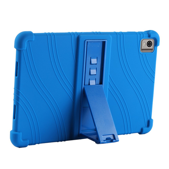 Θήκη σιλικόνης για Nokia T21, Impact, θωρακισμένη, μπλε