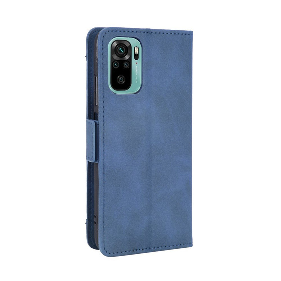 Θήκη με πτερύγιο για Xiaomi Redmi Note 10/10S, Card Slot, μπλε