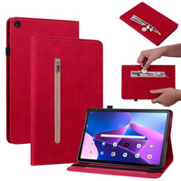 θήκη για το Lenovo Tab M10 10.1 Gen 3, Wallet Pen Slot, κόκκινη