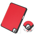 Θήκη για iPad Pro 11" 2024 (5 gen.), Smartcase με χώρο για γραφίδα, κόκκινη