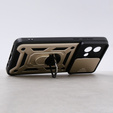 Θήκη για Motorola Moto G84 5G, CamShield Slide, χρυσός