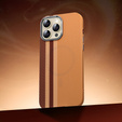 Θήκη για iPhone 16 Pro, ανθρακονήματα MagSafe, κίτρινη