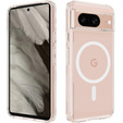 Θήκη για το Google Pixel 8, Υβριδική θήκη Fusion, για MagSafe, διαφανής