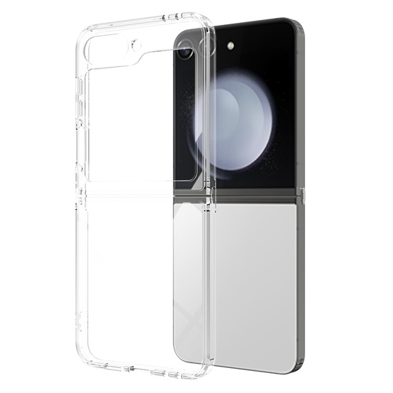 Θήκη για Samsung Galaxy Z Flip7 FE / Z Flip6, Fusion Hybrid, διαφανής