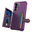 Θήκη για Samsung Galaxy S23 FE, Card Holder Kickstand, μωβ