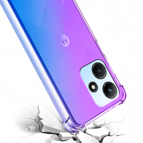 θήκη για το Infinix Hot 30i, Gradient Dropproof, Μωβ / μπλε