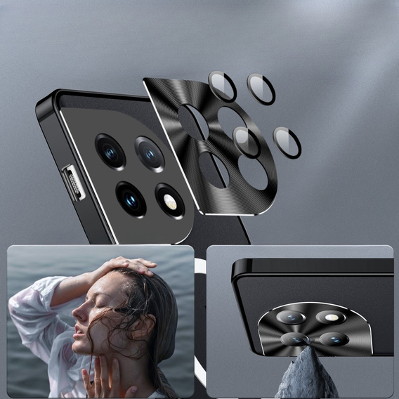 θήκη προστασίας κάμερας για το OnePlus 11 5G, CamShield MagSafe, διαφανής / μαύρη