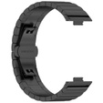 Ατσάλινο βραχιόλι για Huawei Watch Fit 4 / 4 Pro / 3, Μαύρο