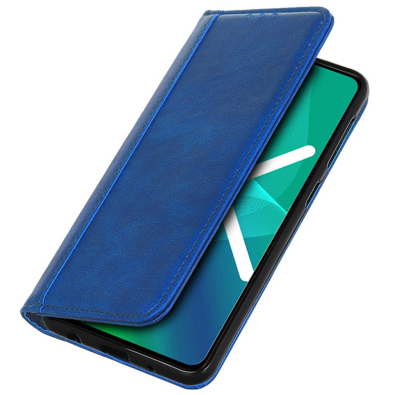 θήκη με πτερύγιο για Oppo Reno8 T, Split Leather, μπλε