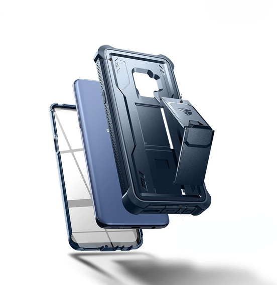 Θωρακισμένη θήκη για Samsung Galaxy S9, Dexnor Full Body, μπλε