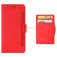 Θήκη με πτερύγιο για Samsung Galaxy A26, Card Slot, κόκκινη