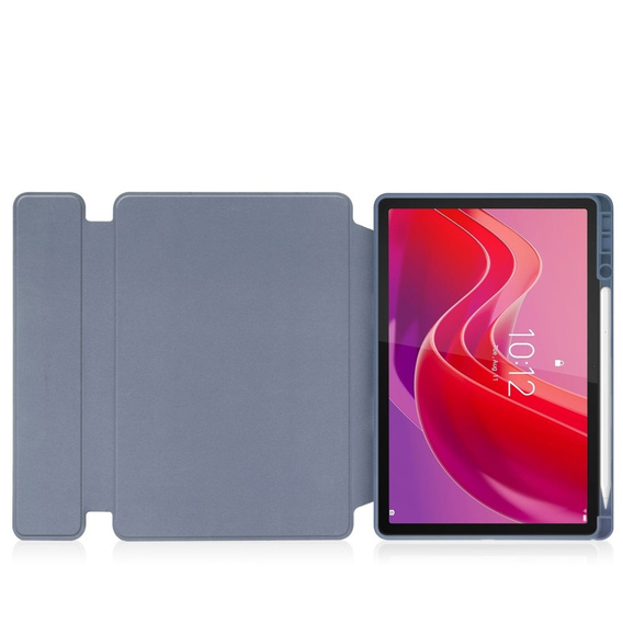 Θήκη πληκτρολογίου για Lenovo Tab M11, Rotary 360° Leather, μωβ