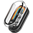Θήκη 2σε1 + γυαλί μετριασμένο για Xiaomi Smart Band 10 / 9 / 8, μαύρη