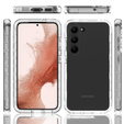 Θήκη για Samsung Galaxy S23, Shockproof, με μεμβράνη, διαφανής