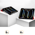 Θήκη για iPad Pro 11" 2024 (5 gen.), Smartcase με χώρο για γραφίδα, κόκκινη