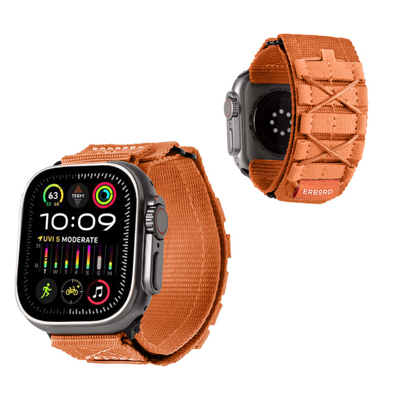 ERBORD Runner Nylon Strap για Apple Watch 1/2/3/4/5/6/7/8/9/SE/ULTRA/ULTRA 2 42/44/45/49MM