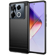 Θήκη για Infinix Note 40 Pro Plus, Carbon, μαύρη
