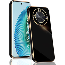 Θήκη για Honor Magic 6 Lite 5G, Glamour CamShield, μαύρη