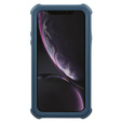 Θωρακισμένη θήκη για iPhone X / XS, Dexnor Full Body, σκούρο μπλε