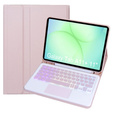 Θήκη με φωτιζόμενο πληκτρολόγιο Bluetooth και touchpad για Samsung Galaxy Tab A11+