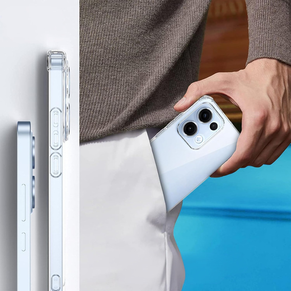 Θήκη για Oppo Reno 13, Dropproof, διαφανής